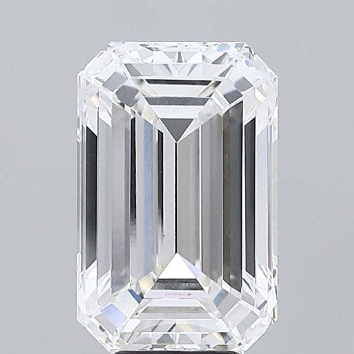 8.09 Carat Emerald Cut Lab Grown Diamond, VVS2/F