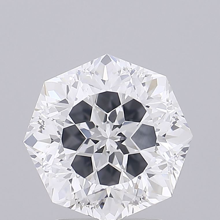 3.03 Carat Octagonal Cut Lab Grown Diamond, VS1/F