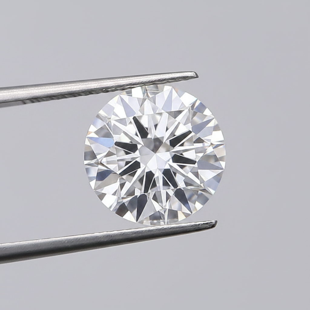5.02 Ct D Color VVS1 Round Lab Grown Diamond Excellent Polish Symmetry IGI Certified