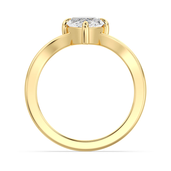 2 Ct Marquise Cut Lab Grown Diamond Solitaire Engagement Ring