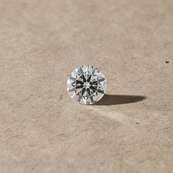 3.00 Carat Round D VS1 Lab Grown Diamond Very Good Cut IGI Certified