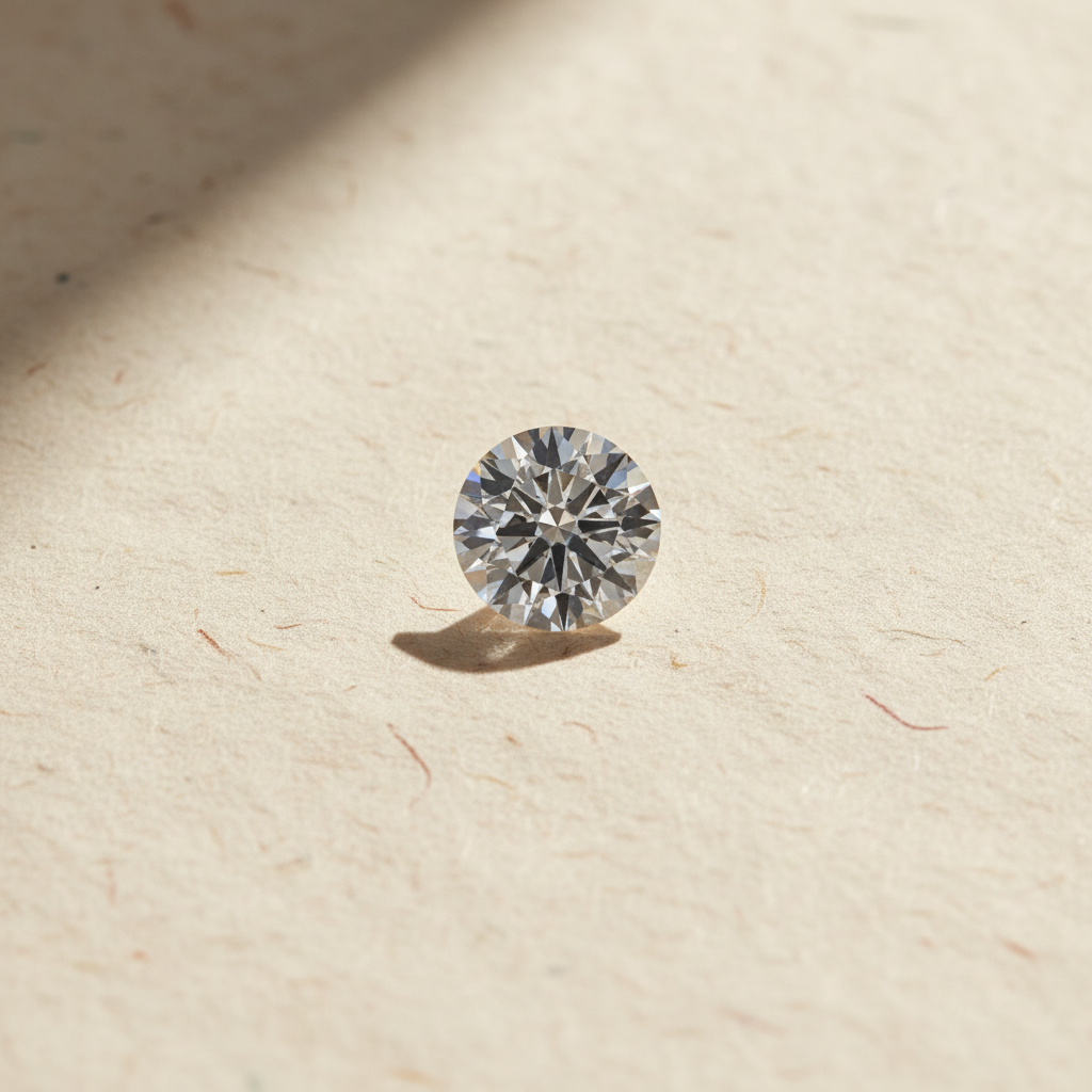 3.00 Carat Round E VVS2 Lab Grown Diamond Excellent Cut IGI Certified