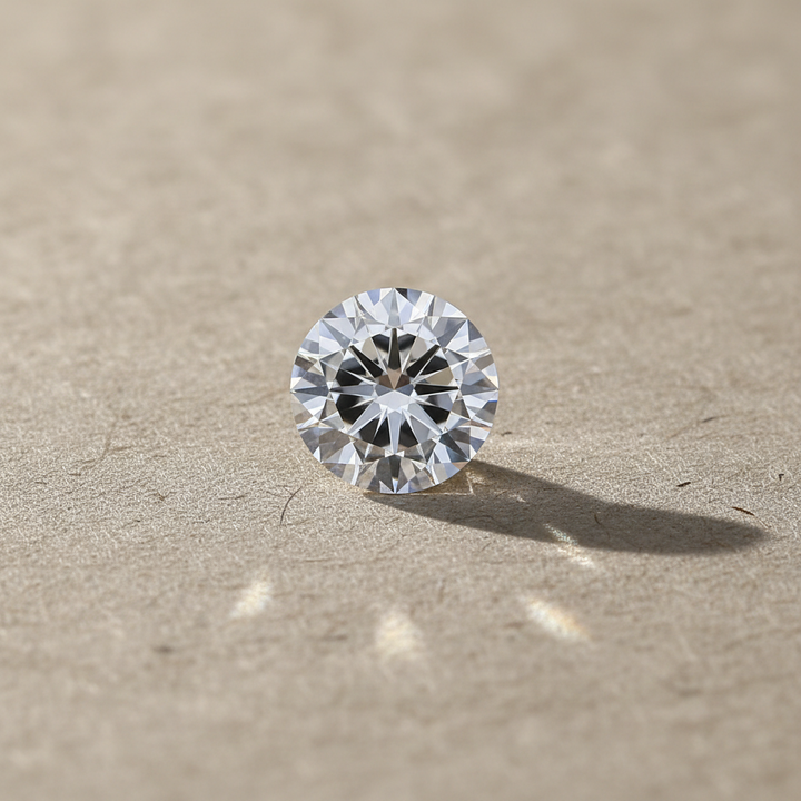 3.01 Carat Round D VS1 Lab Grown Diamond Very Good Cut IGI Certified