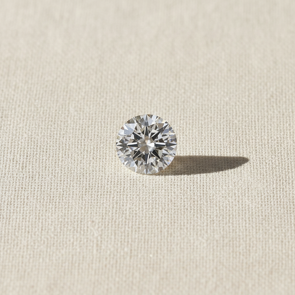 3.01 Carat Round E VS2 Lab Grown Diamond Excellent Cut IGI Certified