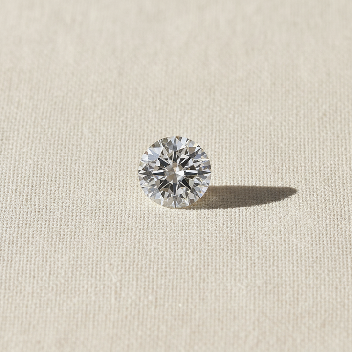 3.01 Carat Round E VS2 Lab Grown Diamond Excellent Cut IGI Certified