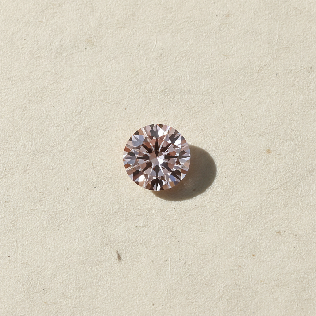3.01 Carat Round Fancy Intense Pink Lab Grown Diamond VS1 IGI Certified