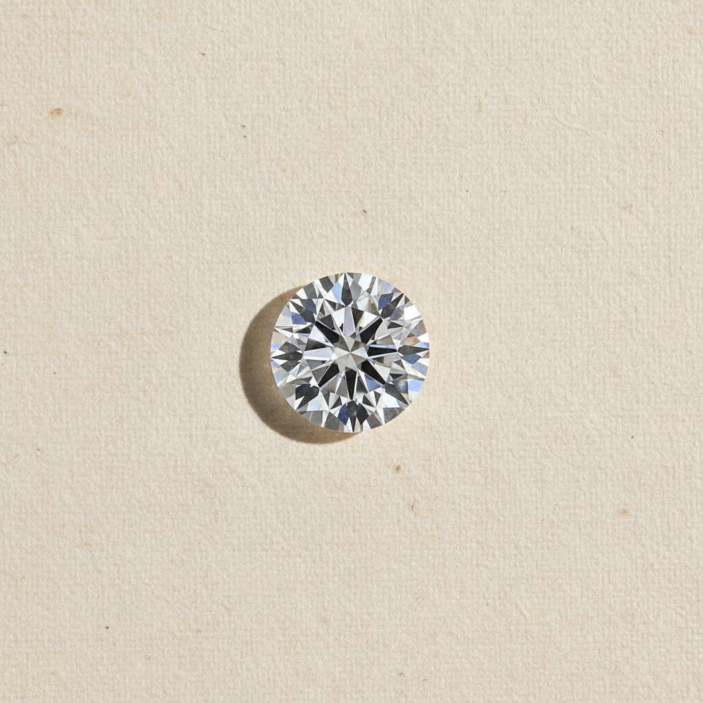 3.02 Carat Round E VS2 Lab Grown Diamond Excellent Cut IGI Certified