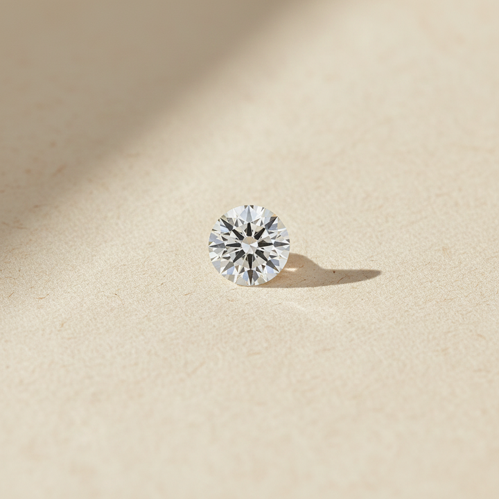 3.03 Carat Round E VVS1 Lab Grown Diamond Excellent Cut IGI Certified