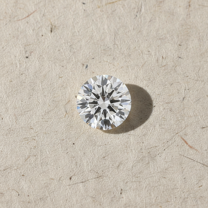 3.06 Carat Round D VVS2 Lab Grown Diamond Ideal Cut IGI Certified