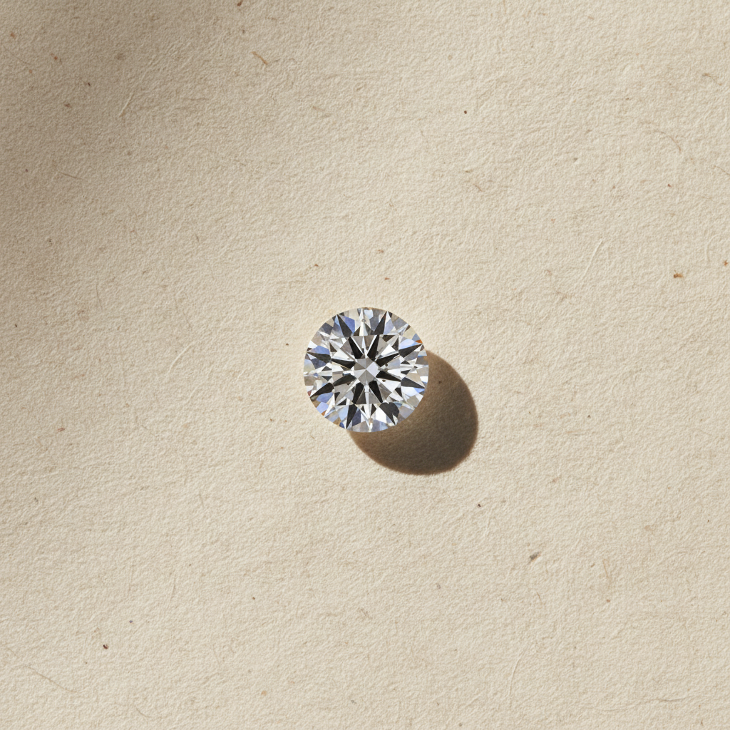 3.07 Carat Round D VVS1 Lab Grown Diamond IGI Certified