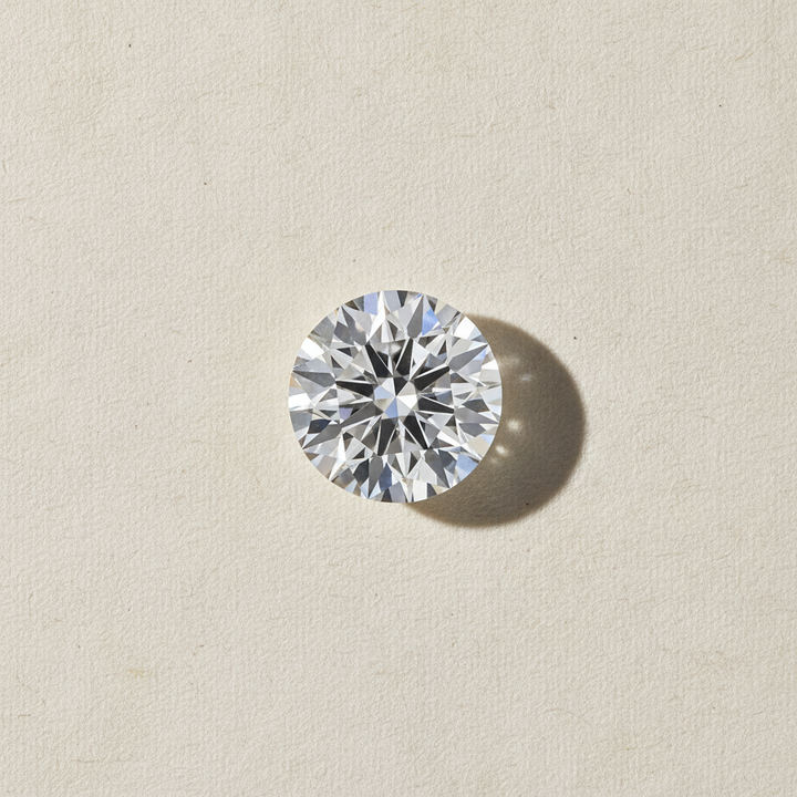 3.08 Carat Round E VVS1 Lab Grown Diamond Excellent Cut IGI Certified
