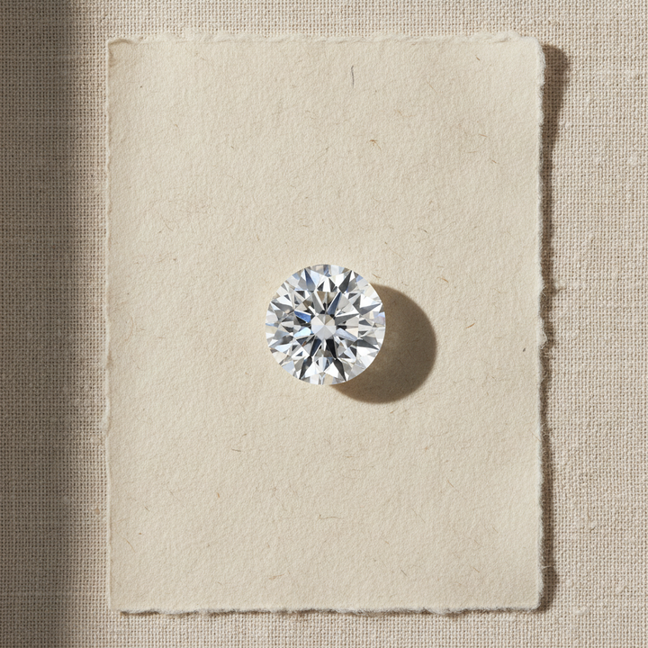 3.10 Carat Round F VVS2 Lab Grown Diamond Ideal Cut IGI Certified