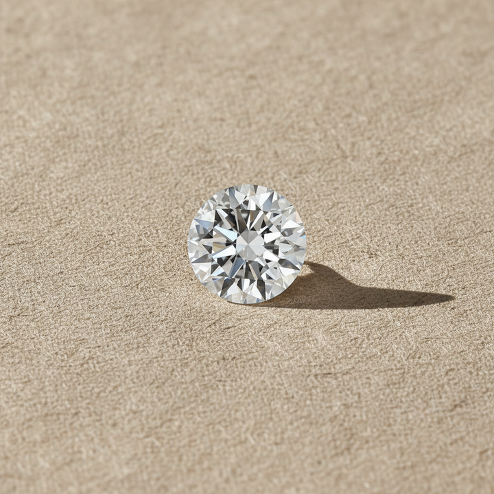 3.14 Carat Round D VS1 Lab Grown Diamond Excellent Cut IGI Certified