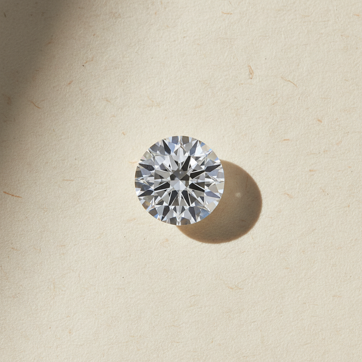 3.21 Carat Round D VVS1 Lab Grown Diamond Excellent Cut IGI Certified