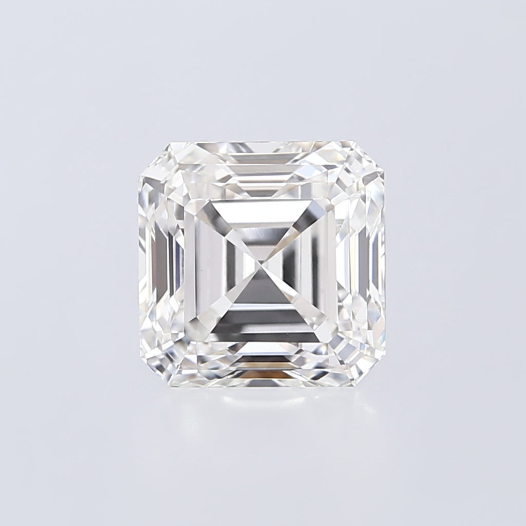 Diamant cultivé en laboratoire Asscher de 3,00 carats, VVS2/E