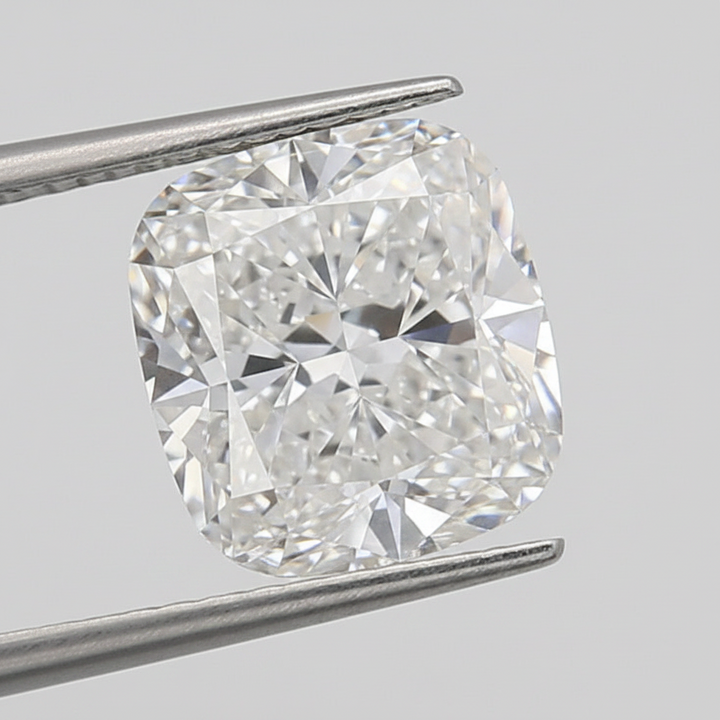 3.00 Carat Cushion Cut Lab Grown Diamond, VS1/F