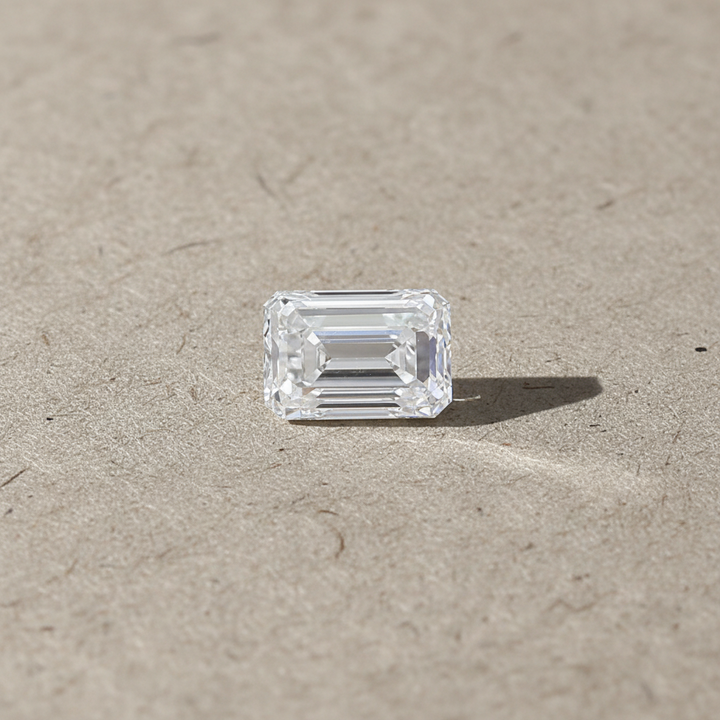 3.00 Carat Emerald Cut Lab Grown Diamond, VS1/D