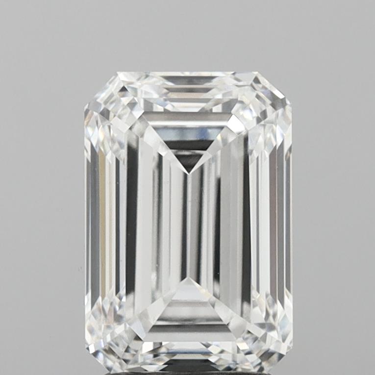 Diamant cultivé en laboratoire taille émeraude de 3,00 carats VS1 E