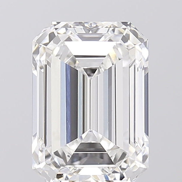 3.00 Carat Emerald Cut Lab Grown Diamond VVS2 E