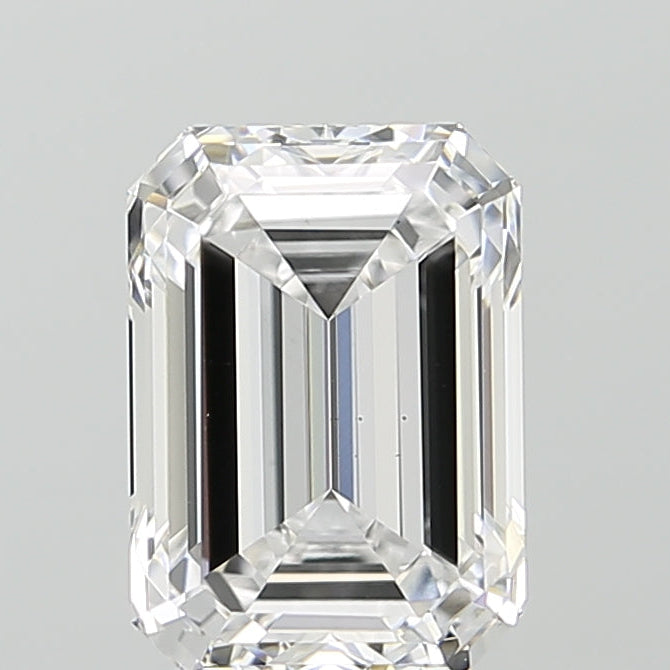 3.00 Carat Emerald Lab Grown Diamond VS1 D
