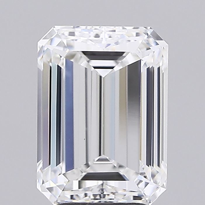 Diamant émeraude cultivé en laboratoire de 3,00 carats VS1 E