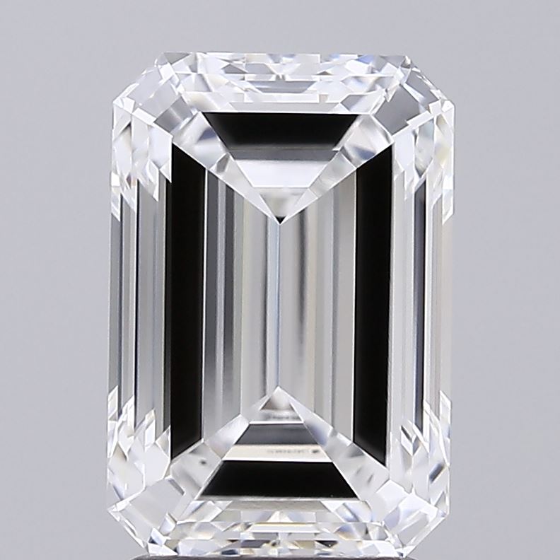 3.00 Carat Emerald Lab Grown Diamond VVS1 D