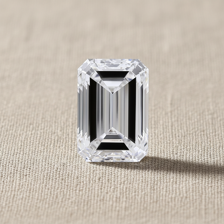 3,00 Karat Smaragd im Labor gezüchteter Diamant, VVS1/D