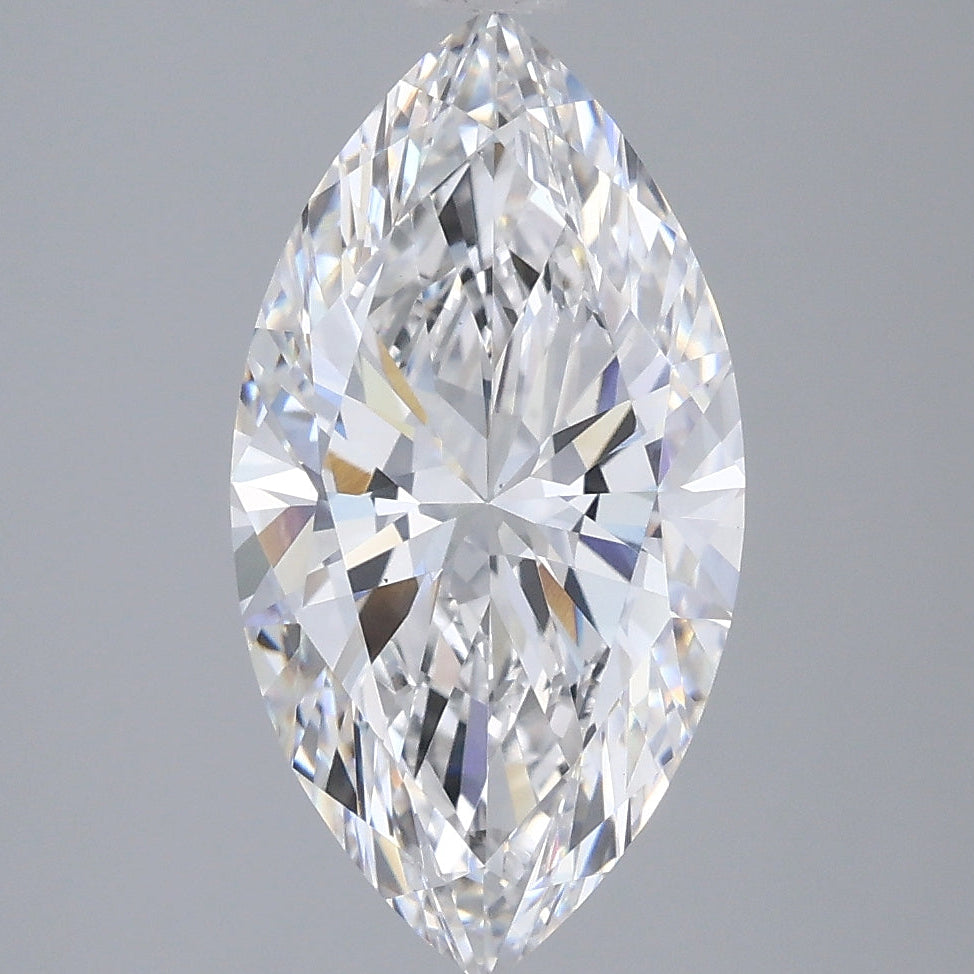 3.00 Carat Marquise Cut Lab Grown Diamond VS1E