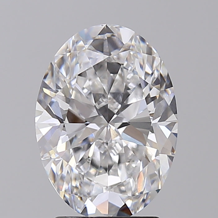 3,00 Karat ovaler, im Labor geschliffener Diamant VS1 D