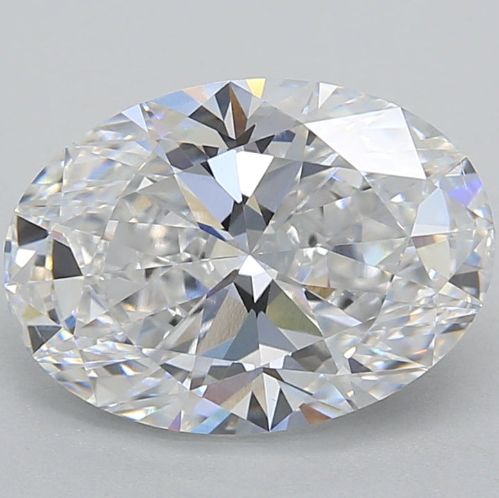 3.00 Carat Oval Cut Lab Grown Diamond VS1 D