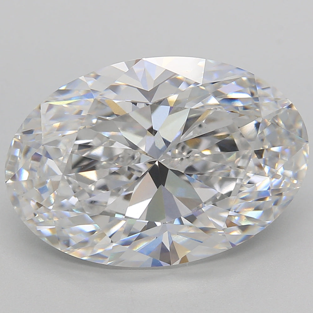 Diamante cultivado en laboratorio de talla ovalada de 3,00 quilates VS1 E