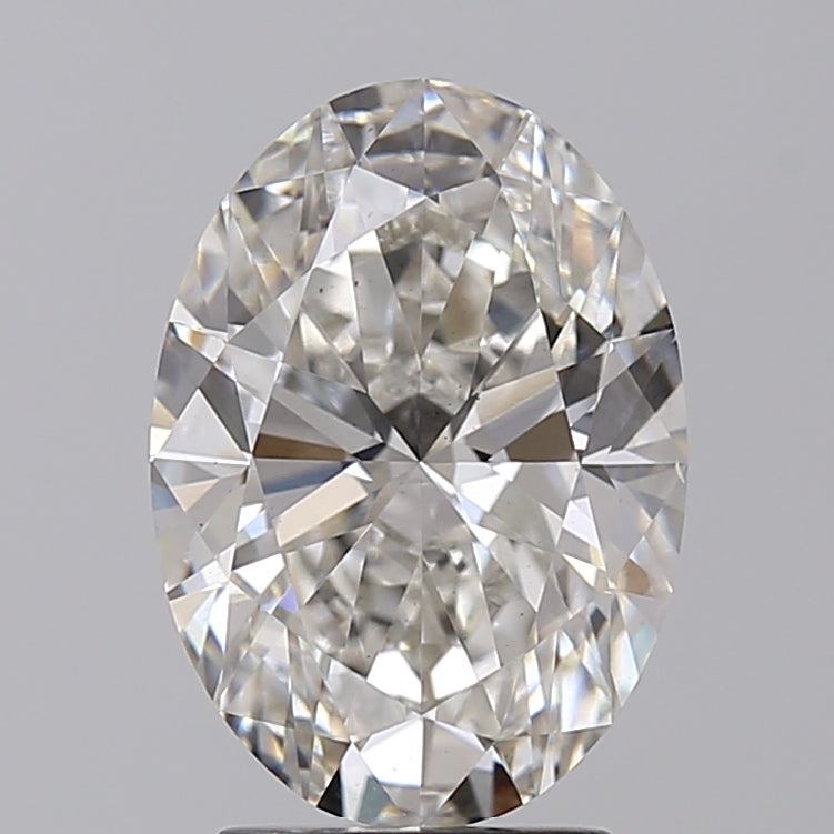 3.00 Carat Oval Cut Lab Grown Diamond VS1 H