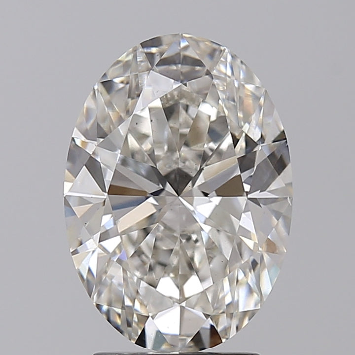 3.00 Carat Oval Cut Lab Grown Diamond VS1 H