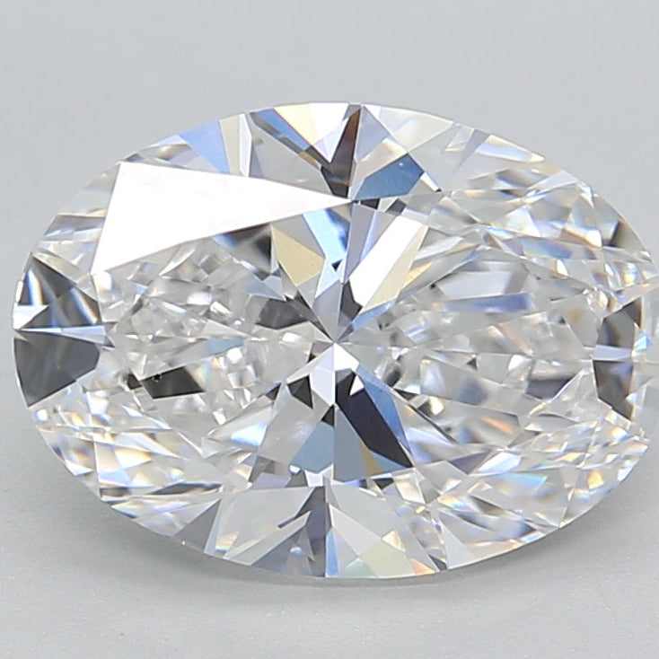 3.00 Carat Oval Cut Lab Grown Diamond VS2 E