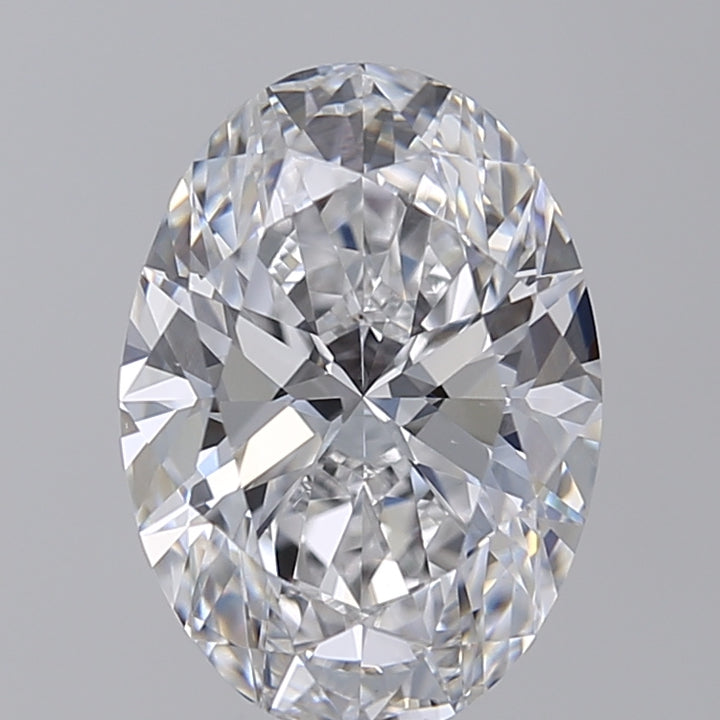 3.00 Carat Oval Cut Lab Grown Diamond VVS2 D