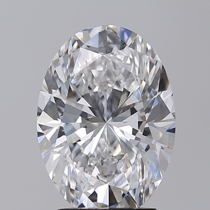 3.00 Carat Oval Cut Lab Grown Diamond VVS2 D