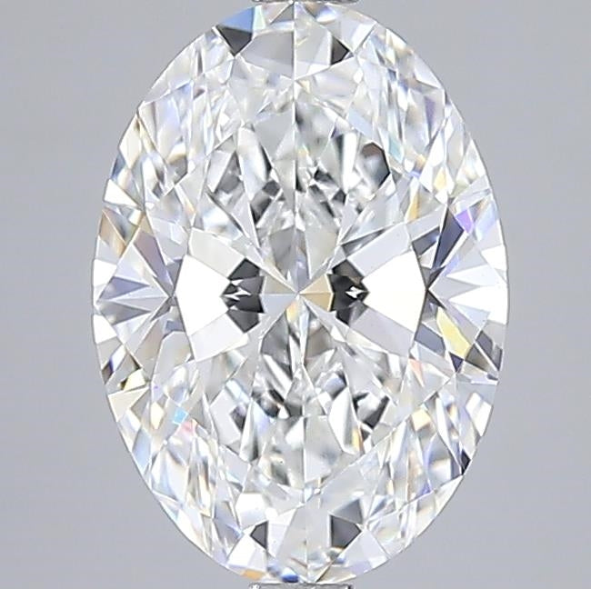 3.00 Carat Oval Cut Lab Grown Diamond VVS2 E