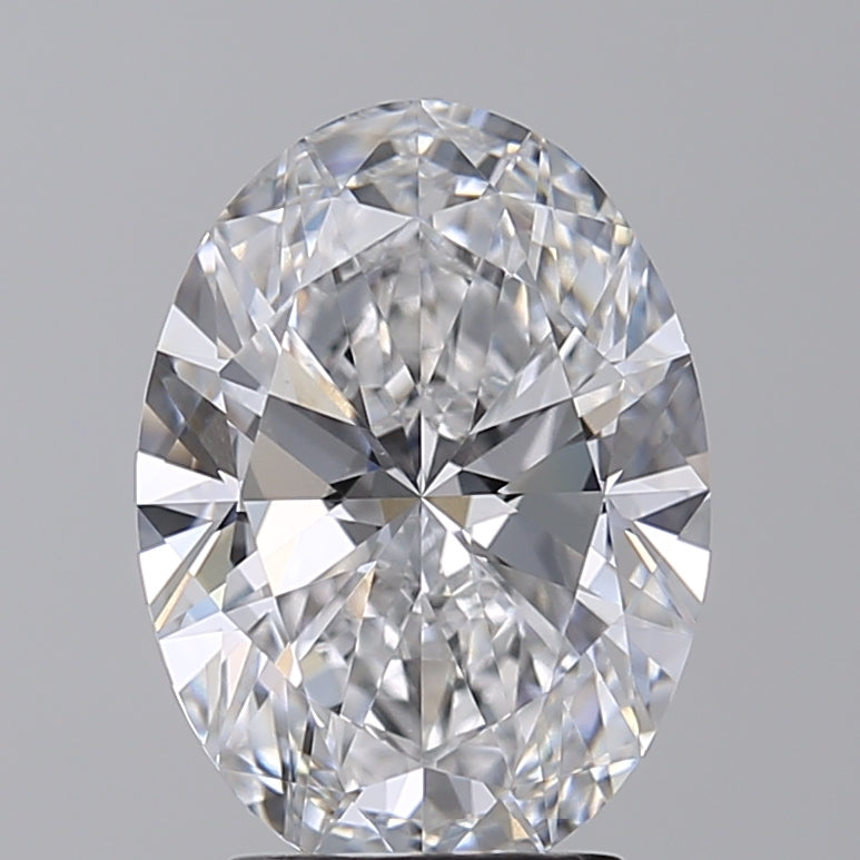 3.00 Carat Oval Cut Lab Grown Diamond VVS2 E