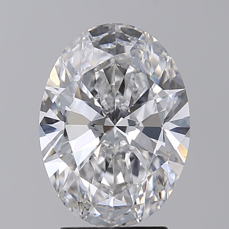 3.00 Carat Oval Cut Lab Grown Diamond VVS2 E