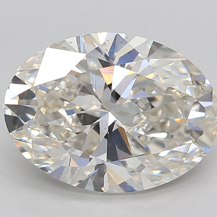 Diamante ovalado cultivado en laboratorio de 3,00 quilates VS1 G