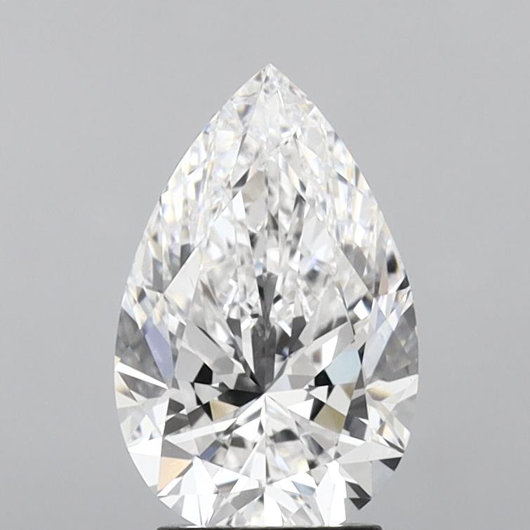 3.00 Carat Pear Cut Lab Grown Diamond VS1 D