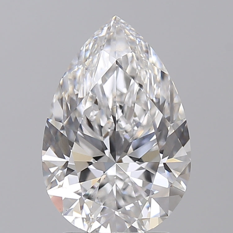 3.00 Carat Pear Cut Lab Grown Diamond VS1 E