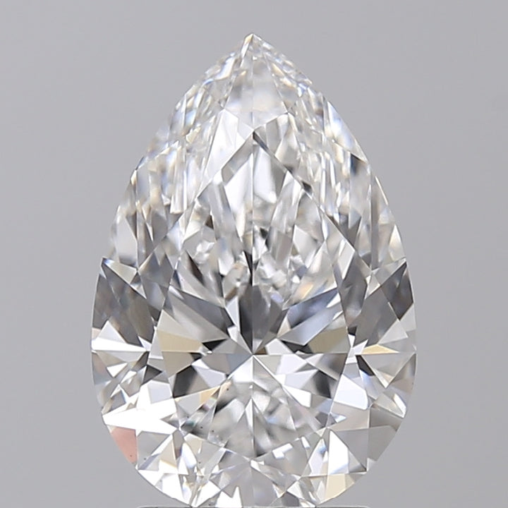 Diamant cultivé en laboratoire taille poire de 3,00 carats VS1 E