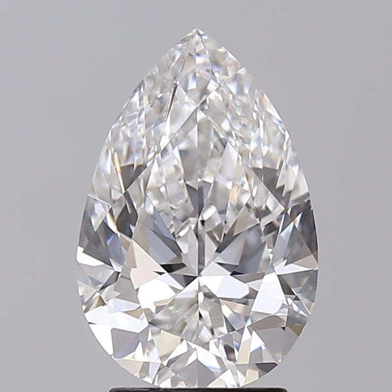 3.00 Carat Pear Cut Lab Grown Diamond VS1 E