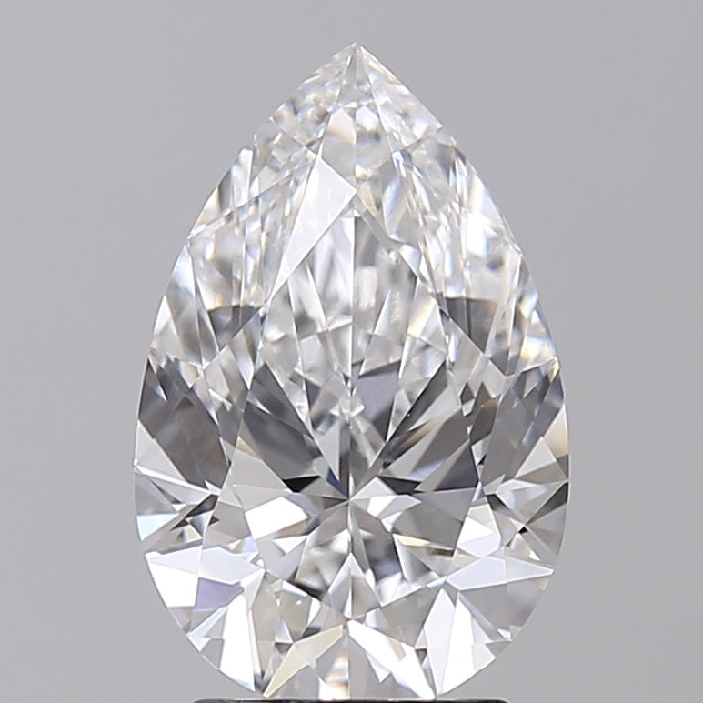 3.00 Carat Pear Cut Lab Grown Diamond VVS2 D