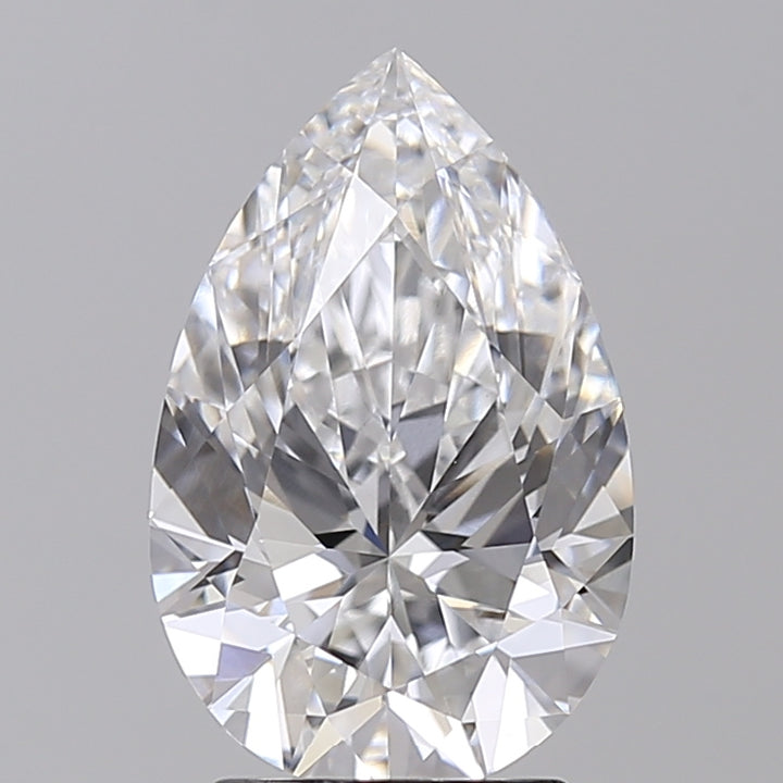 Diamant cultivé en laboratoire taille poire de 3,00 carats VVS2 D