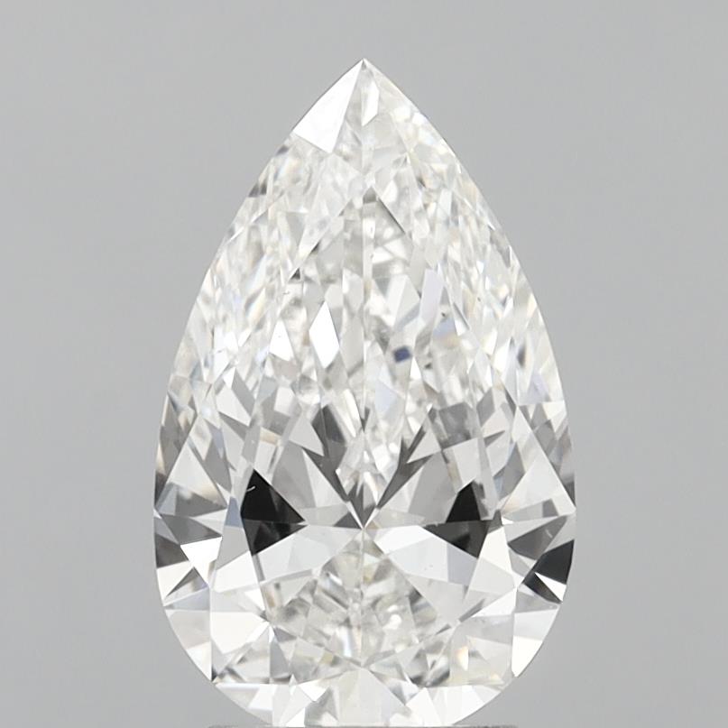 3.00 Carat Pear Lab Grown Diamond VS2 F