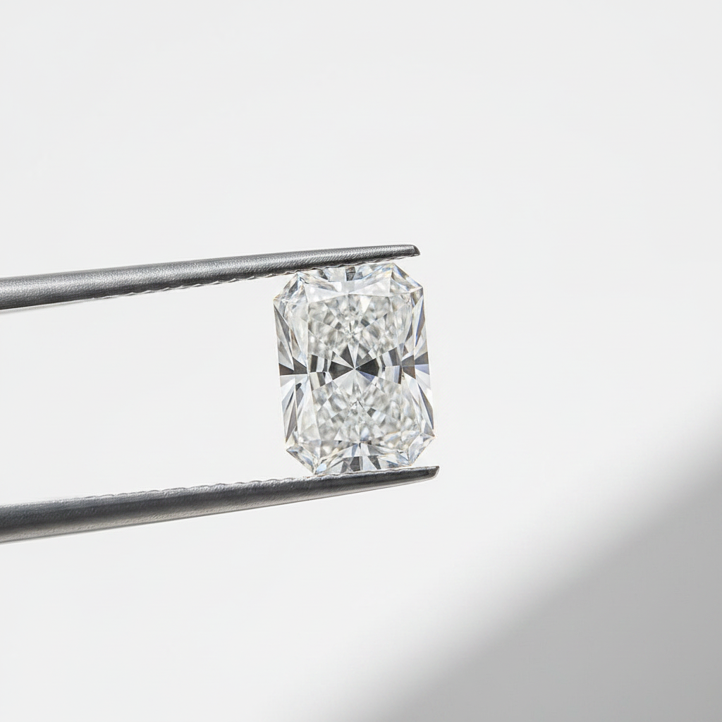3.00 Carat Radiant Lab Grown Diamond, VS2/D