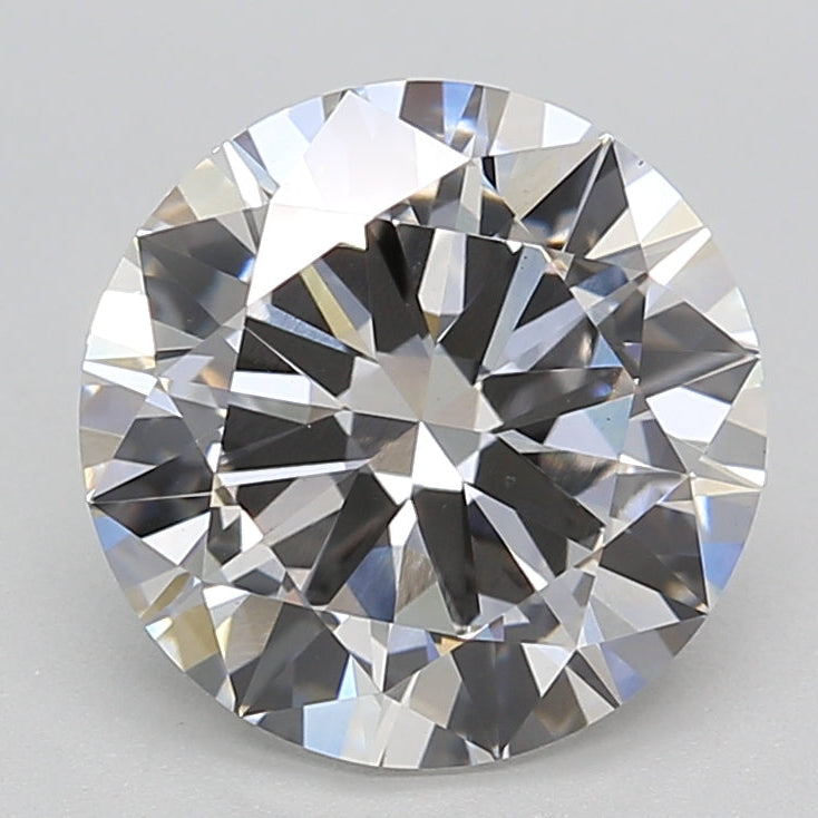 3.00 Carat Round Lab Grown Diamond VS1 H