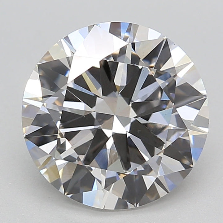 3.00 Carat Round Lab Grown Diamond VS1 H